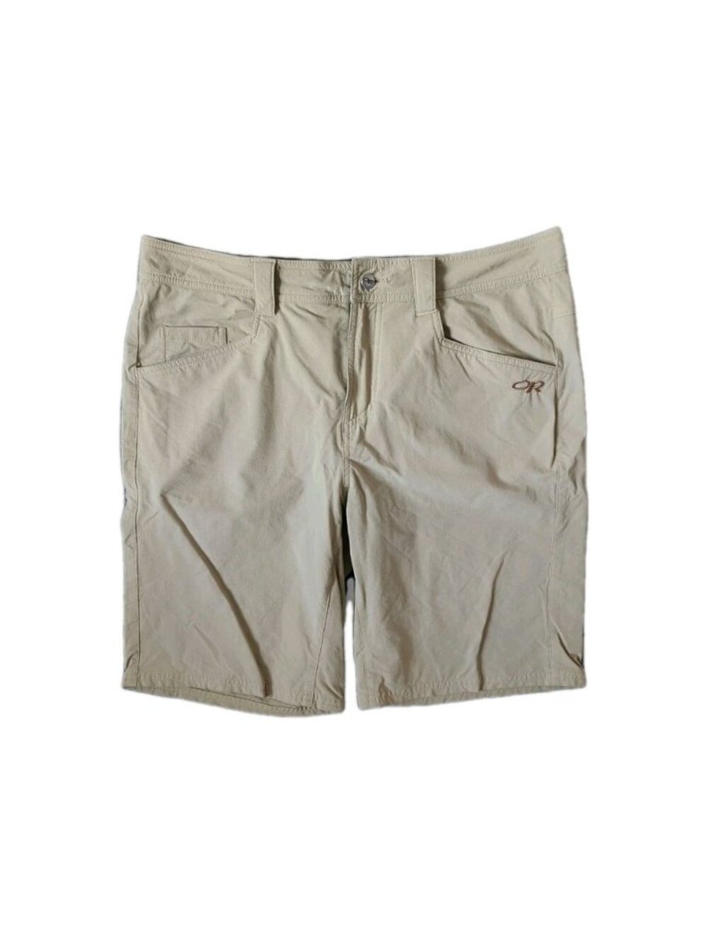 Outdoor Research Voodoo Shorts Khaki Mens W36" Stretch Hiking Walking Gorpcore